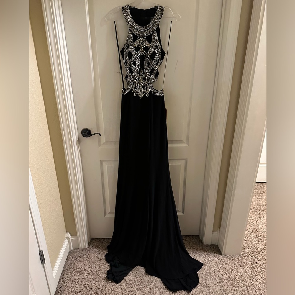 Black Rhinstone dress